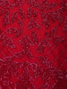 Queen Pink Heavy Kartana and Beads Embroidered Design Net Skirt and Top with Cape Sleeves