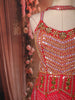 Queen Pink Heavy Mirror and Metallic Embroidered Design Satin Palazzo Suit with Choker Dupatta