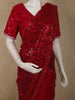 Queen Pink Heavy Sequins Embroidered Design Net Designer Saree with Blouse