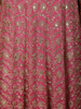 Queen Pink Heavy Sequins and Zari Embroidered Georgette Gown with Dupatta