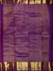 Queen Pink Leaf Butta Zari Woven Design Pure Kanchipuram Silk Saree with Contrast Zari Border