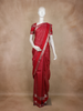 Queen Pink Mini Checks with Butta Woven Design Pure Kanchipuram Silk Saree