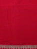 Queen Pink Mirror Embroidered Design Chiffon Fancy Saree with Designer Border