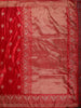 Queen Pink Peacock Butta Zari Woven Design Crepe Silk Fancy Saree