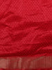 Queen Pink Peacock Butta Zari Woven Design Crepe Silk Fancy Saree