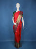 Queen Pink Peacock Motif Woven Pure Kanchipuram Silk Saree