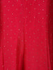 Queen Pink Stone Embellished Georgette Anarkali Suit With Scalloped Dupatta