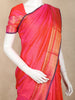 Queen Pink Stripes Woven Kanchipuram Silk Saree