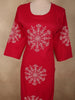 Queen Pink Thread Embroidered Design Cotton Salwar Suit with Dupatta