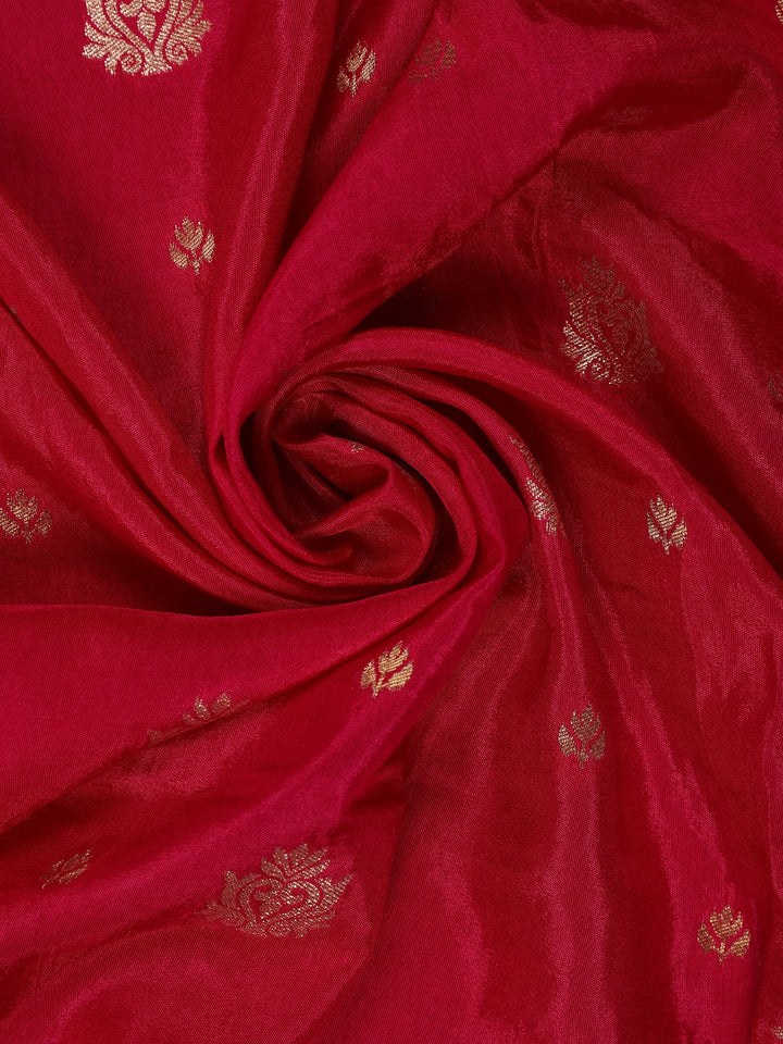 Queen Pink Floral Design Embroidered Georgette Saree - Diadem