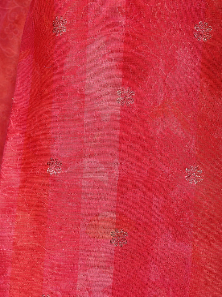 Queen Pink Sequins Floral Design Sequins Cotton Salwar Suit - Diadem