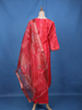 Queen Pink Sequins Floral Design Sequins Cotton Salwar Suit - Diadem