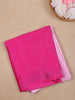 Queen Pink Solid Design Satin Saree - Diadem