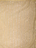 Radiant Marigold Yellow Heavy Sequins Embroidered Design Net Designer Saree with Designer Border