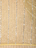 Radiant Marigold Yellow Heavy Sequins Embroidered Design Net Designer Saree with Designer Border