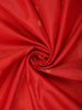 Radiant Vermilion Red Butta Zari Woven Design Pure Kanchipuram Silk Saree with Zari Border