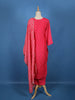Rani Pink Butta Design Silk Cotton Salwar Suit