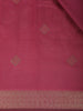 Rani Pink Butta Design Tissue Silk Saree