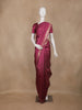 Rani Pink Butta Design Tissue Silk Saree