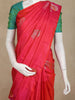 Rani Pink Butta Woven Kanchipuram Silk Saree