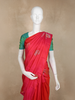 Rani Pink Butta Woven Kanchipuram Silk Saree