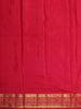 Rani Pink Floral Butta Zari Woven Design Pure Kanchipuram Silk Saree with Floral Zari Border
