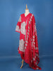 Rani Pink Floral Design Printed Cotton Salwar Suit - Diadem
