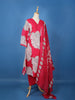 Rani Pink Floral Design Printed Cotton Salwar Suit - Diadem