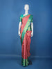 Rani Pink Floral Designed Silk Saree - Diadem