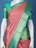Rani Pink Floral Designed Silk Saree - Diadem
