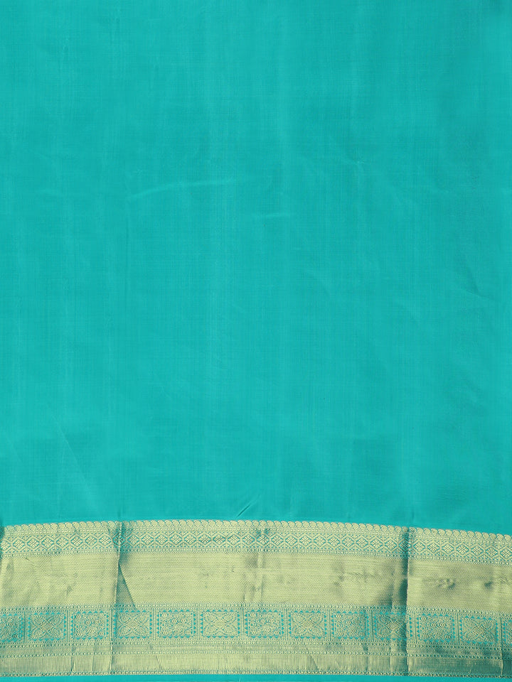 Rani Pink Floral Designed Silk Saree - Diadem