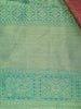 Rani Pink Floral Designed Silk Saree - Diadem