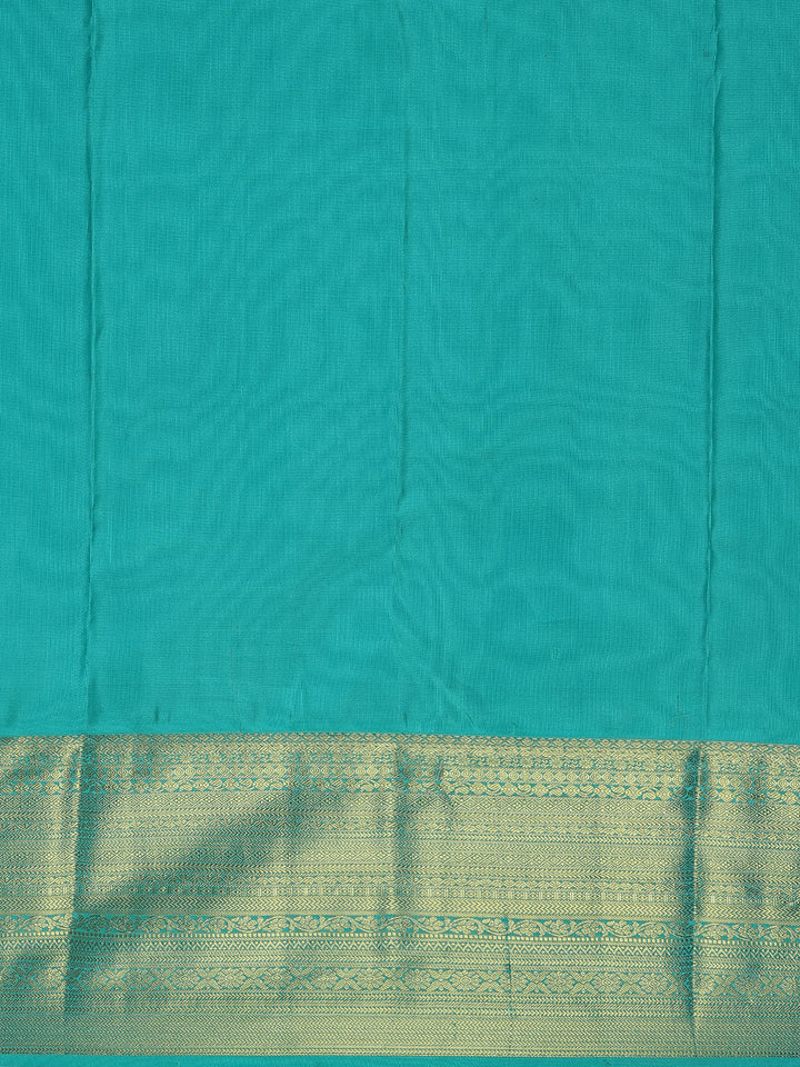 Rani Pink Floral Designed Silk Saree - Diadem