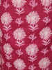 Rani Pink Floral Printed Design Cotton Straight Cut Salwar