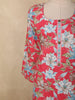 Rani Pink Floral Printed Design Cotton Straight Cut Salwar Suit