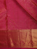 Rani Pink Floral Woven Design Pure Kanchipuram Silk Saree