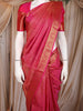 Rani Pink Floral Woven Design Pure Kanchipuram Silk Saree