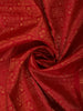 Rani Pink Flower and Geometric Zari Woven Design Pure Kanchipuram Silk Saree with Zari Border