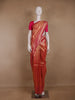 Rani Pink Geometric Design Tissue Saree - Diadem