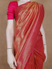 Rani Pink Geometric Design Tissue Saree - Diadem