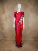 Rani Pink Paisley Butta Woven Design Pure Kanchipuram Silk Saree with Contrast Border