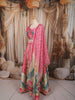 Rani Pink Peacock Woven and Stone Embellished Design Banarasi Silk Party Wear Lehenga With Matching Dupatta