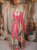 Rani Pink Peacock Woven and Stone Embellished Design Banarasi Silk Party Wear Lehenga With Matching Dupatta