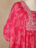 Rani Pink Printed Georgette Palazzo Salwar Suit