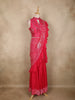 Rani Pink Sequins Embellished Design Georgette Ready To Wear Saree with Designer Blouse