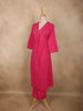Rani Pink Solid Design Cotton Co-ord Set