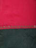 Rani Pink Solid Design Semi Silk Fancy Wear Saree with Contrast Border