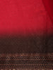 Rani Pink Stone Embellished Design Organza Designer Saree with Contrast Border