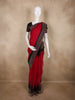 Rani Pink Stone Embellished Design Organza Designer Saree with Contrast Border