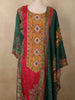 Rani Pink Traditional Motif Printed Design Cotton Straight Cut Salwar Suit with Dupatta